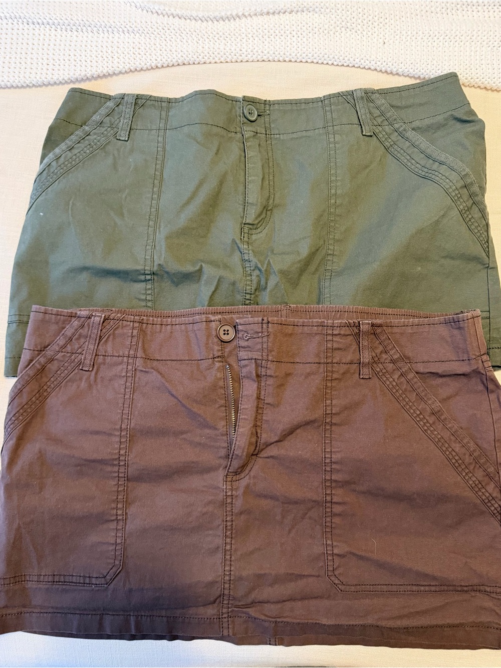 wild fable women’s skirts in Olive Green and Brown